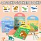 4 Sets Sticker Books for Toddlers 2-4 Years, 122 Pcs Puffy Stickers for Kids
